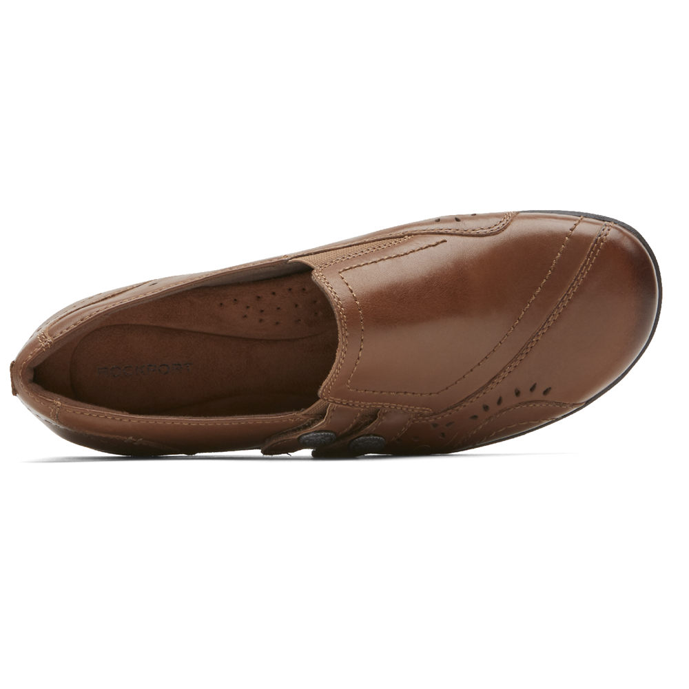 Rockport Slip-Ons Dame Brune - Daisey - XSVZ47501